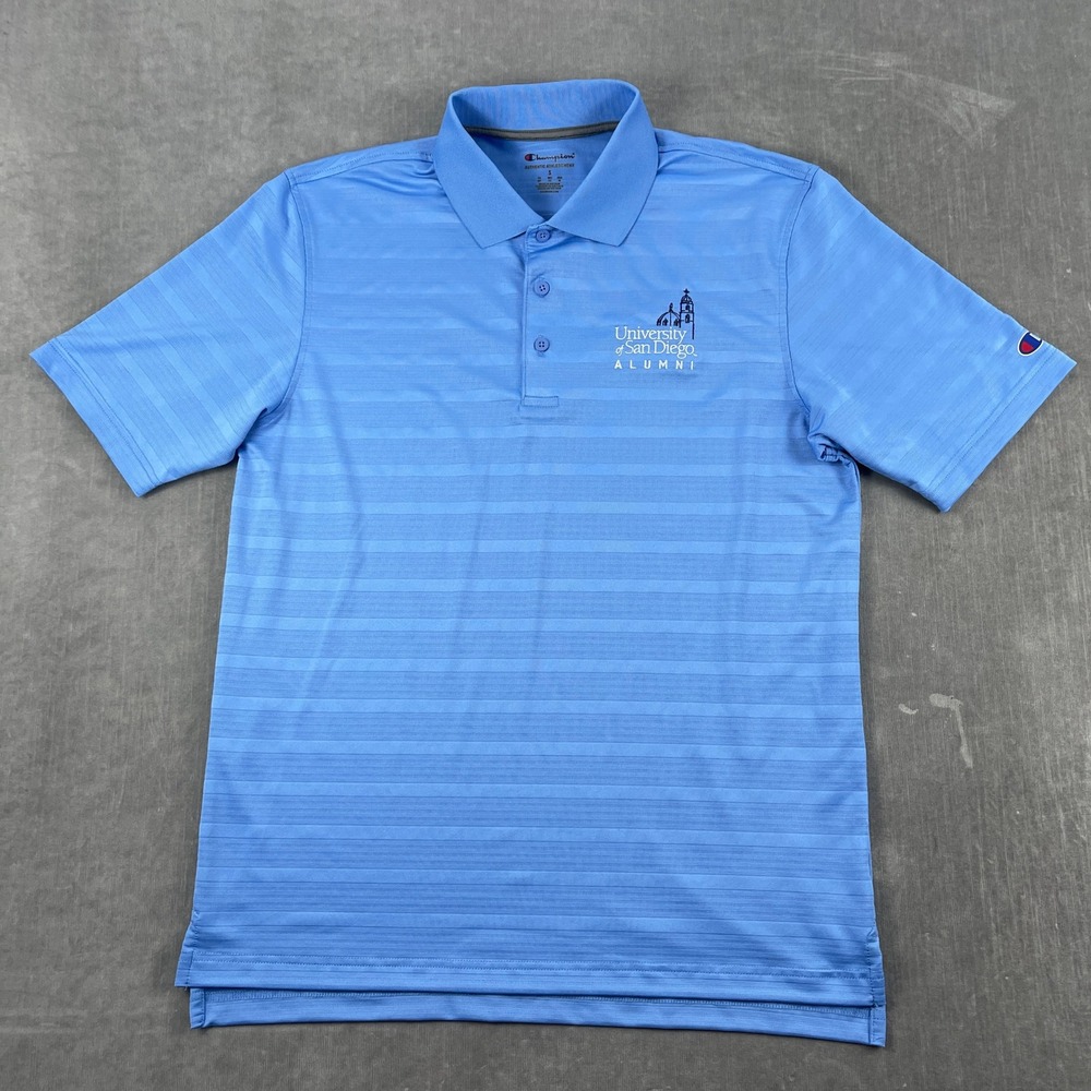 University of San Diego Alumni Champion Mens S Blue Polo Performance Shirt